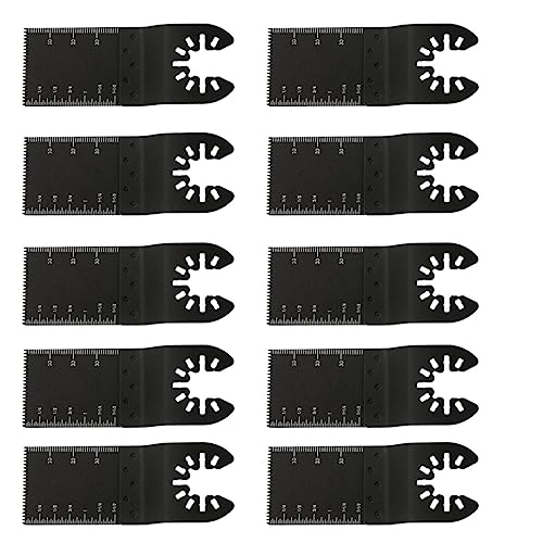 10Pcs 34mm Universal Oscillating Saw Blades Quick Release Durable Professional Wood Multitool Compatible Multi Tool Blades Fit All Models