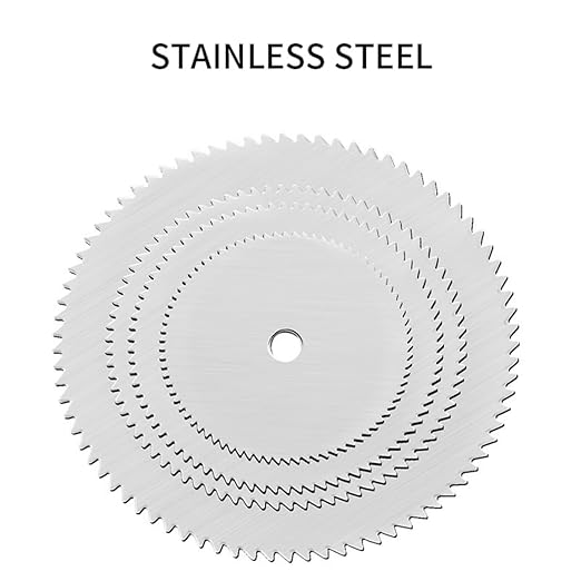 11Pcs Mini HSS Circular Saw Blade Set, Stainless Steel Slice Metal Cutting Disc for Rotary Tool Wood Cutter Disc with Mandrel