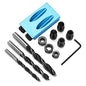 14pcs Pocket Hole Screw Jig 15° Dowel Drill Joinery Kit Woodworking Oblique Drill Set Positioner Locator Tool