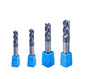 Carbide Tungsten Square CNC End Mill Set,4 Fultes Suitable for Alloy Steels/Hardened Steels HRC55