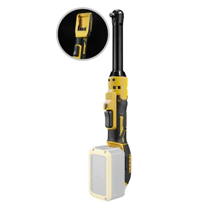 Cordless Ratchet Wrench Upgraded Extended Head Removal Screw Nut 220N.m 3/8" Electric Driver for Dewalt 18V 20V Battery